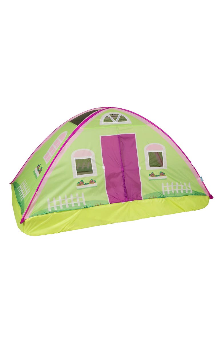 Pacific Play Tents Twin-Size Cottage Bed Tent, Alternate, color, Green