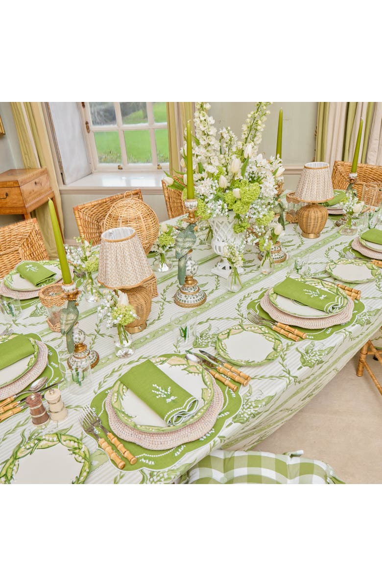 Mrs. Alice Lotus Lampshade, Alternate, color, Putty