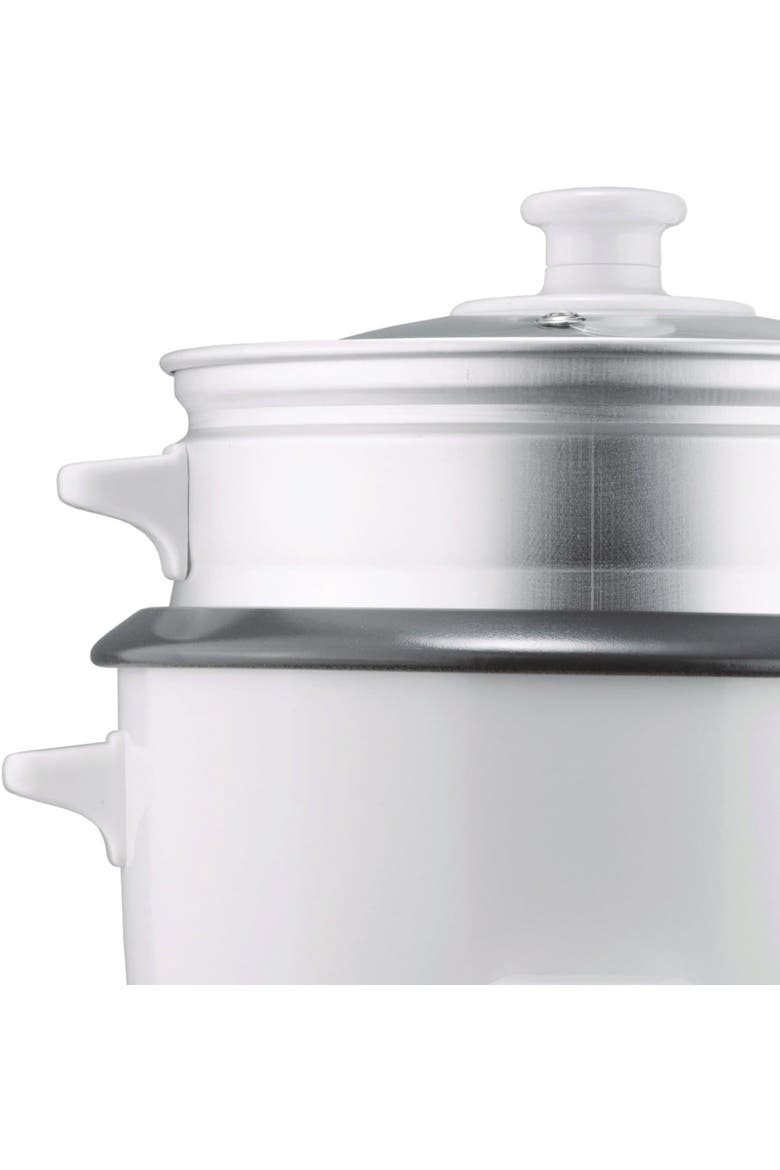 Rice Cooker and Food Steamer, Alternate, color, White