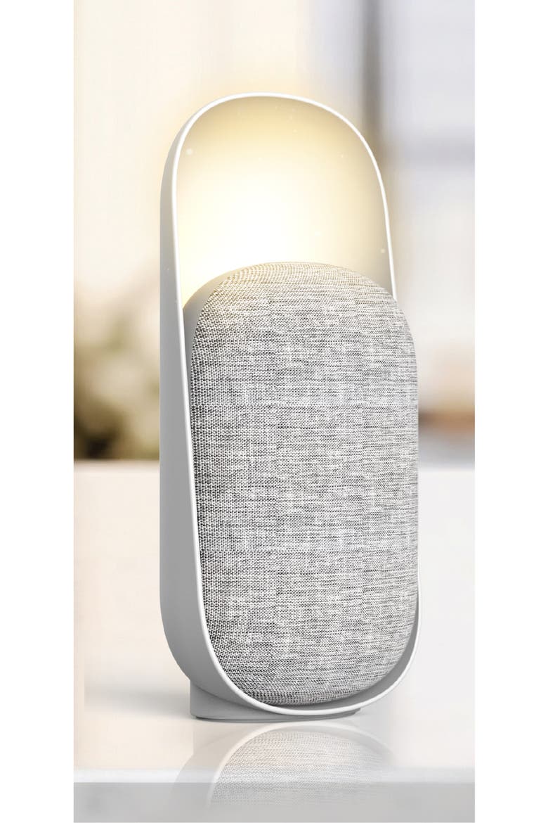 Fabric Night Light Sound Machine, Alternate, color, WHITE