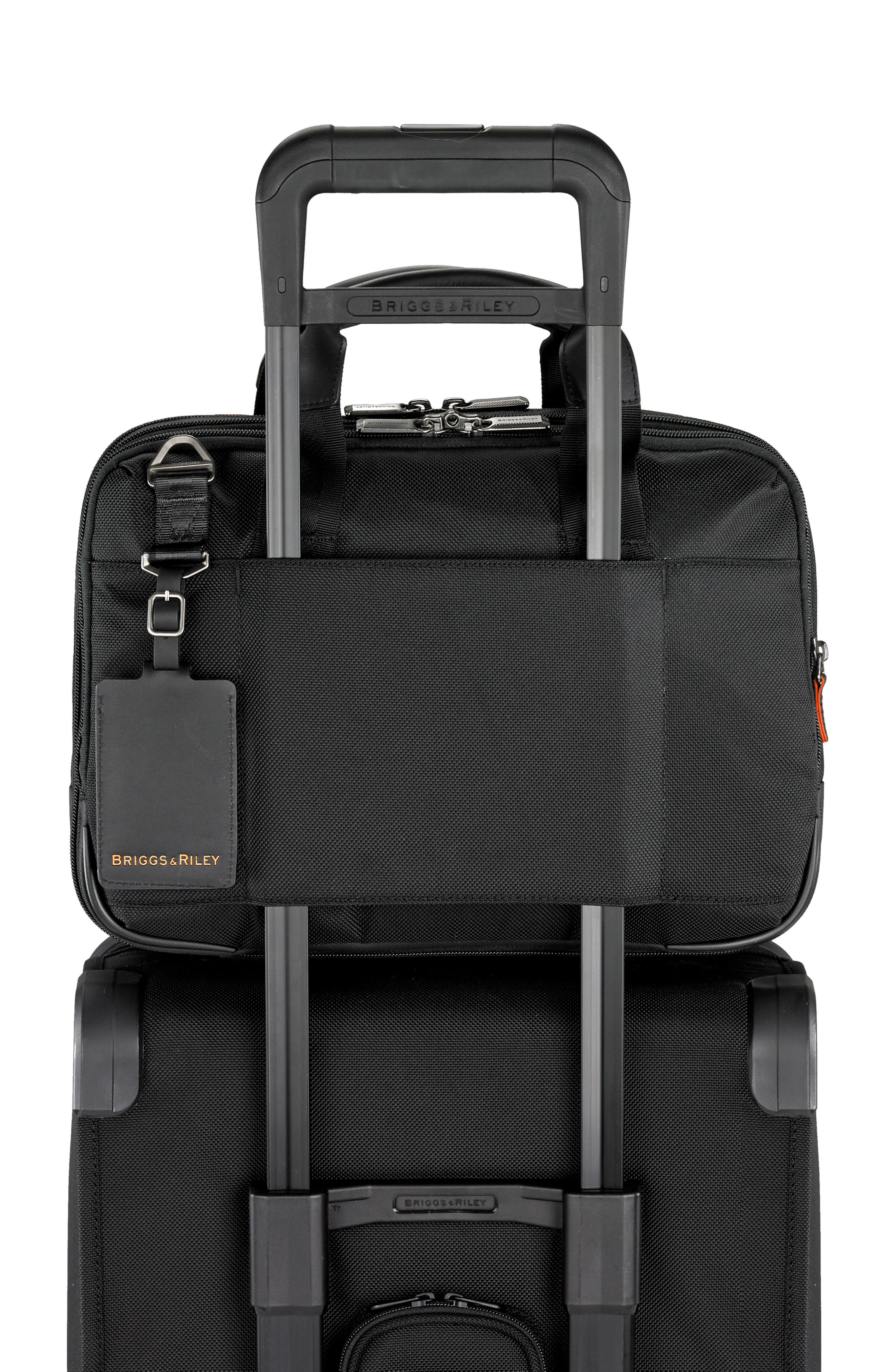 Briggs & Riley @work Small Expandable Ballistic Nylon Laptop Briefcase with RFID Pocket, Alternate, color, 