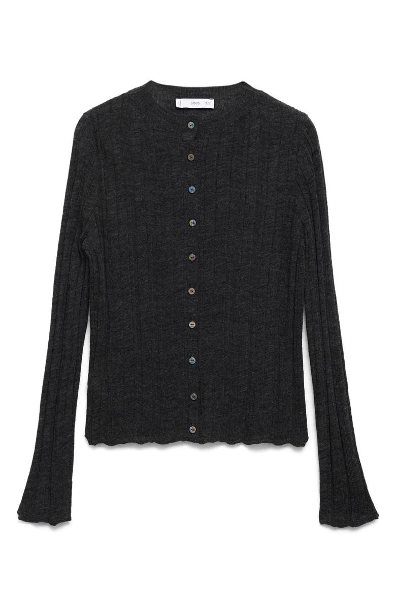 MANGO Button Knit Cardigan, Alternate, color, 