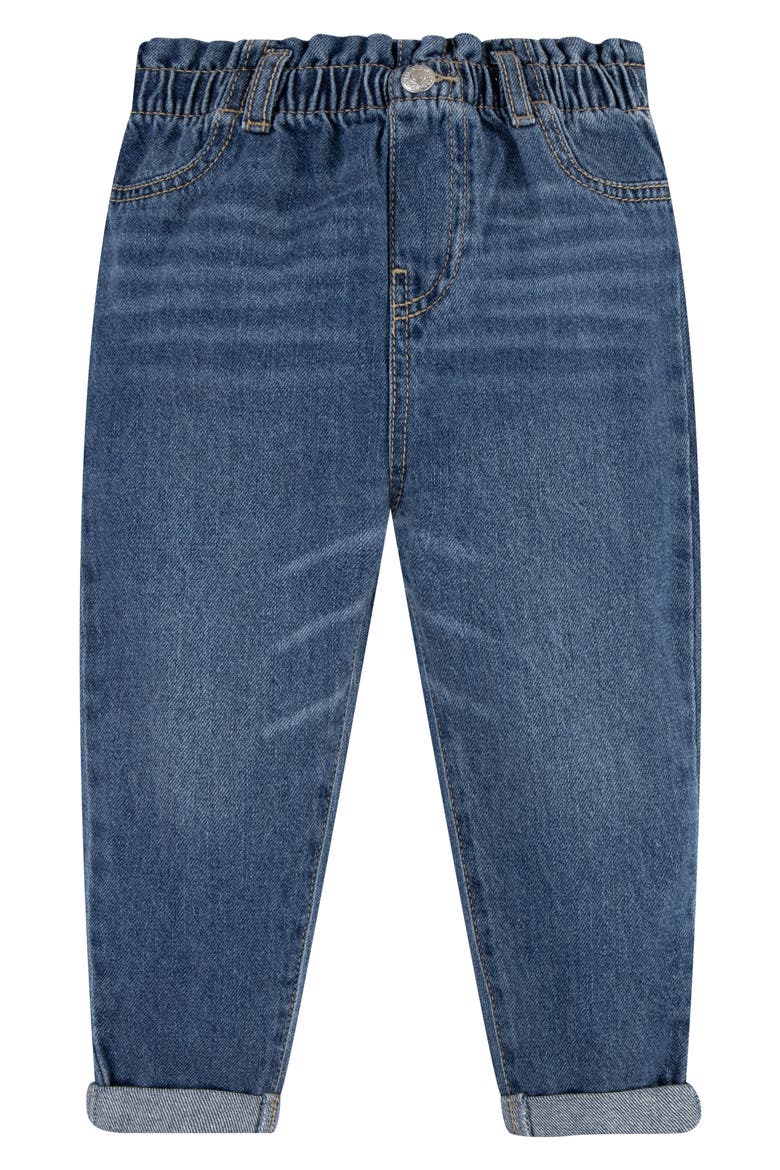 Paperbag Waist Baby Jeans, Main, color, LOW DOWN