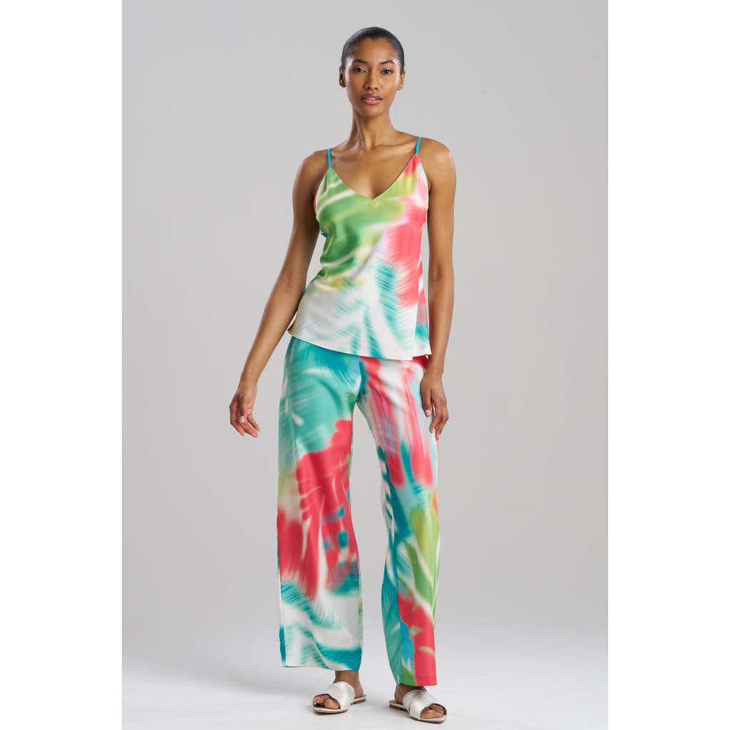Natori Printed Cami Long Pajama Set
