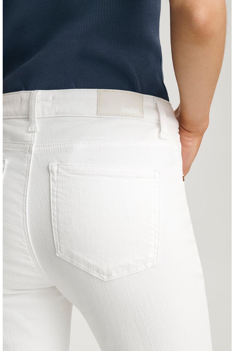 Anika Crop Flare Jeans, Alternate, color, WHITE FLEX BLUE