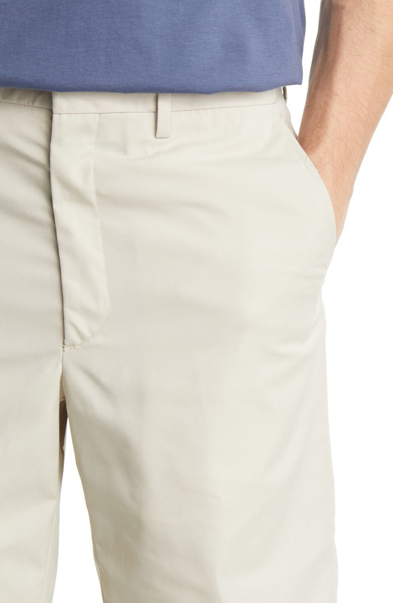 Berle Prime Pleated Poplin Shorts, Alternate, color, Light Tan