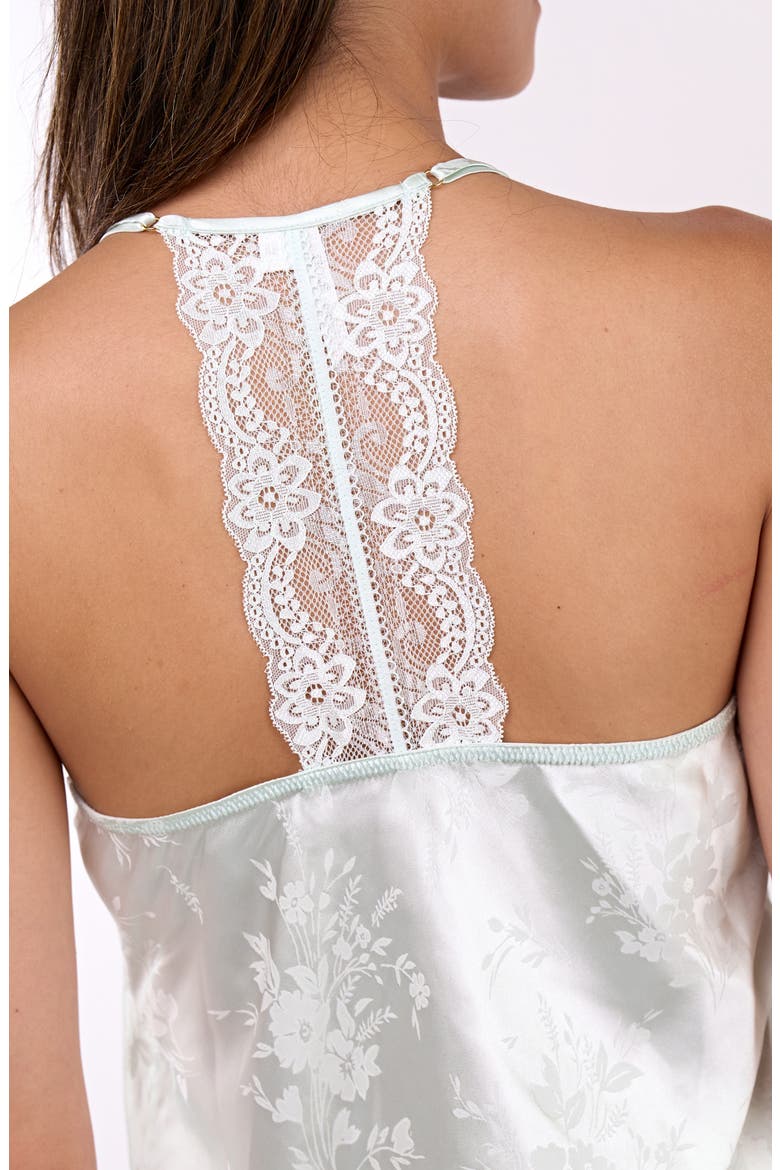 Eloisa Camisole and Pants Pajamas, Alternate, color, SAGE