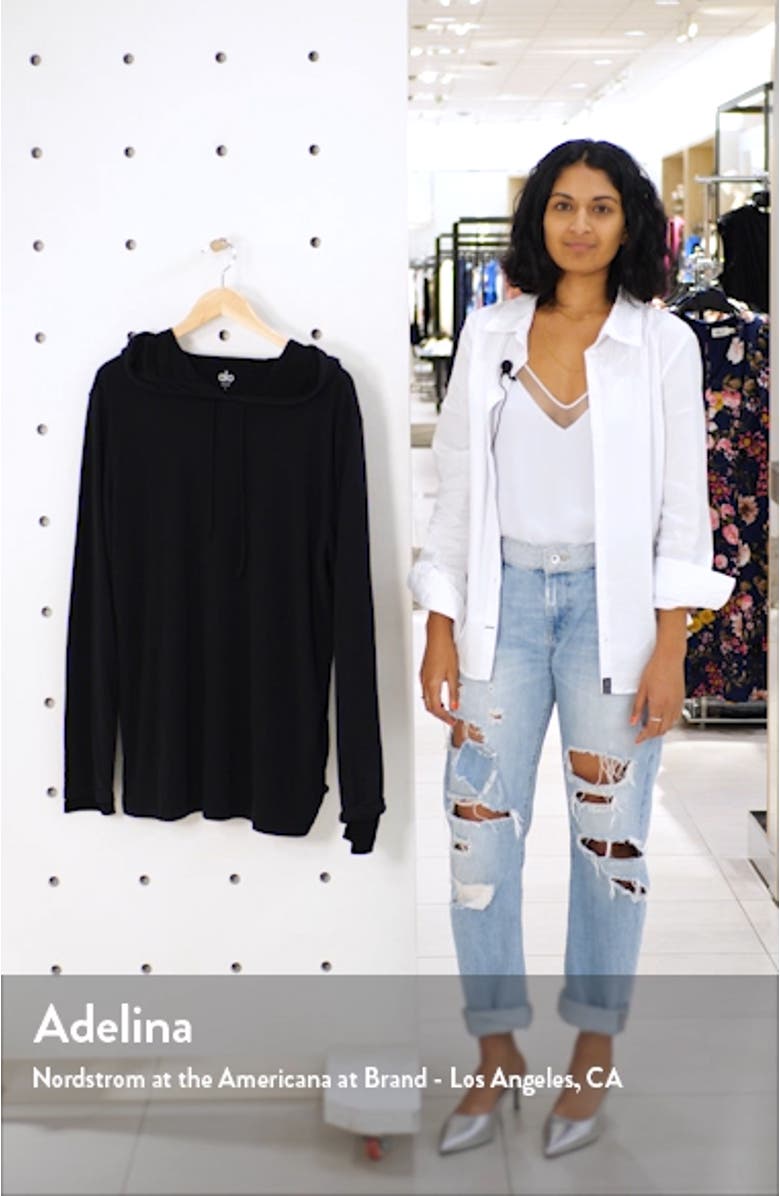 Layered Long Sleeve Hooded T-Shirt, sales video thumbnail