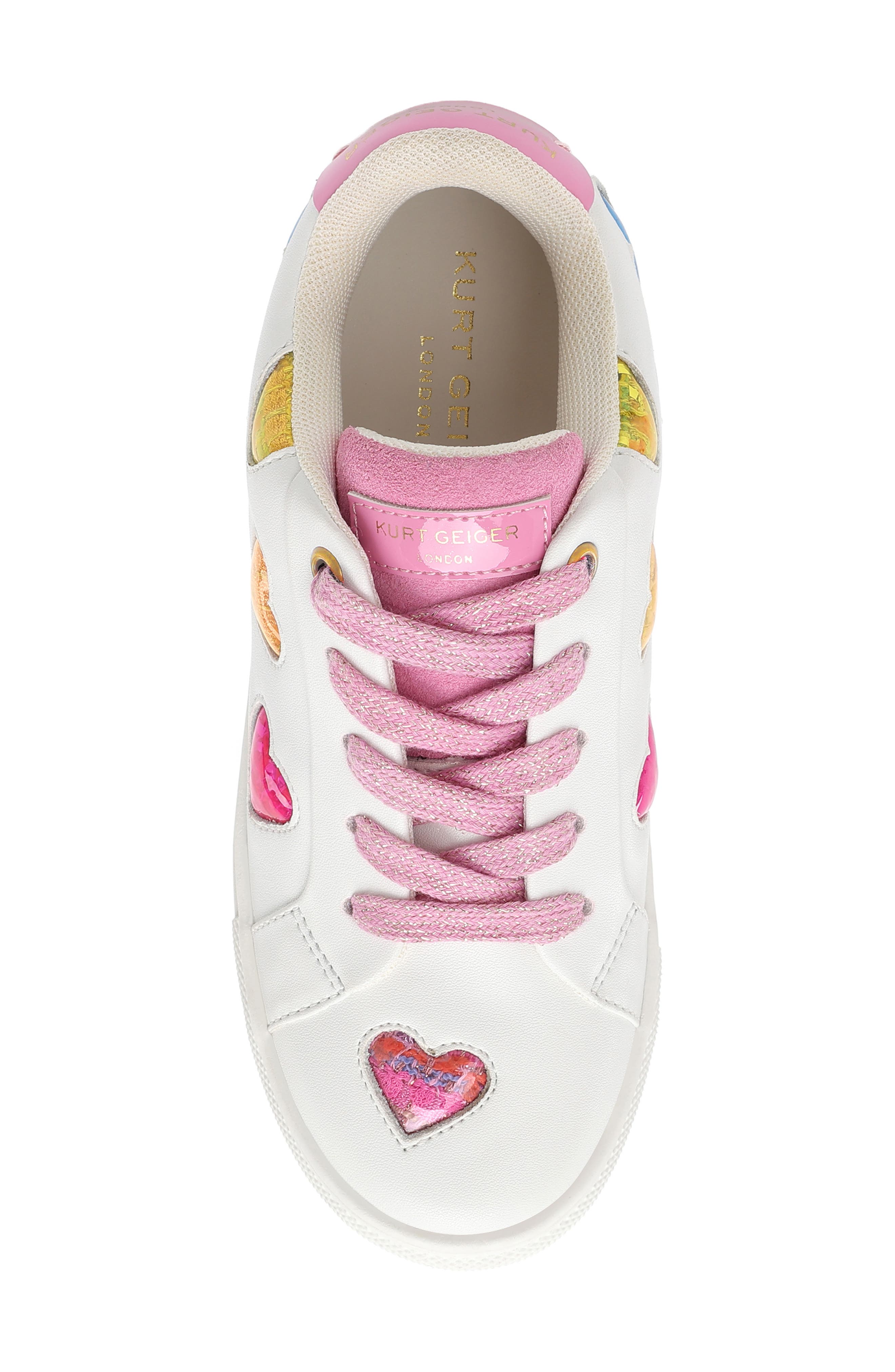 Kids' Mini Lane Love Sneaker, Alternate, color, PINK MULTI