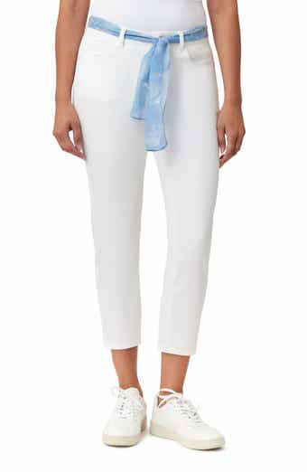 Kensie Belted Skinny Crop Jeans