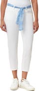 Kensie Belted Skinny Crop Jeans