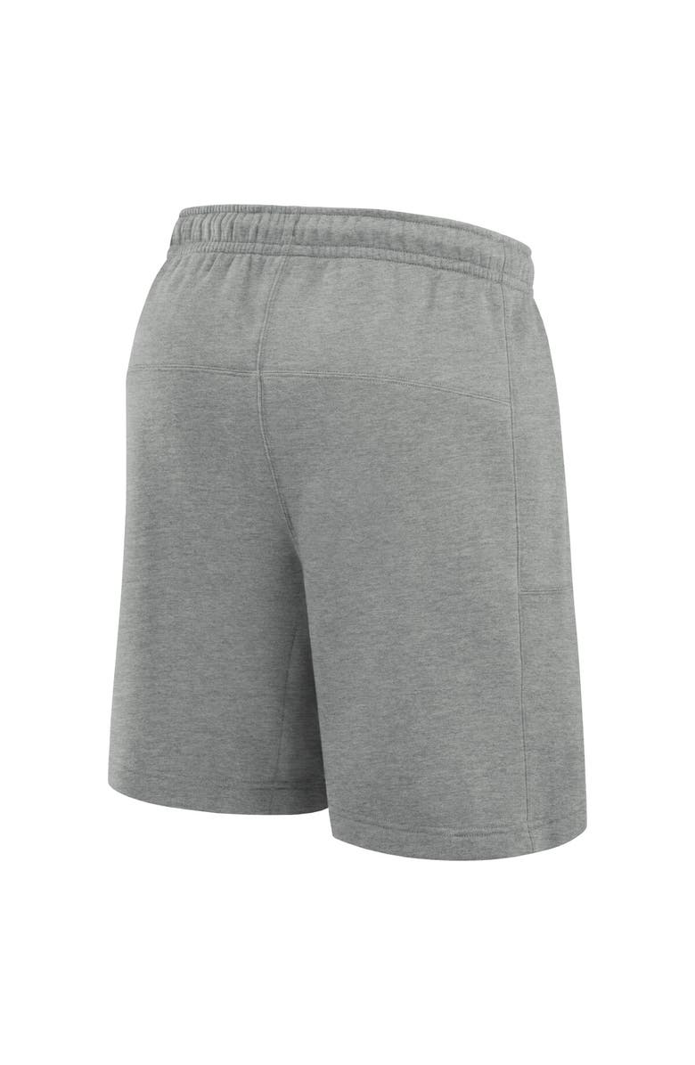 Nike Men's Nike Heather Gray Georgia Bulldogs Legacy Essential Fleece Shorts, Alternate, color, 