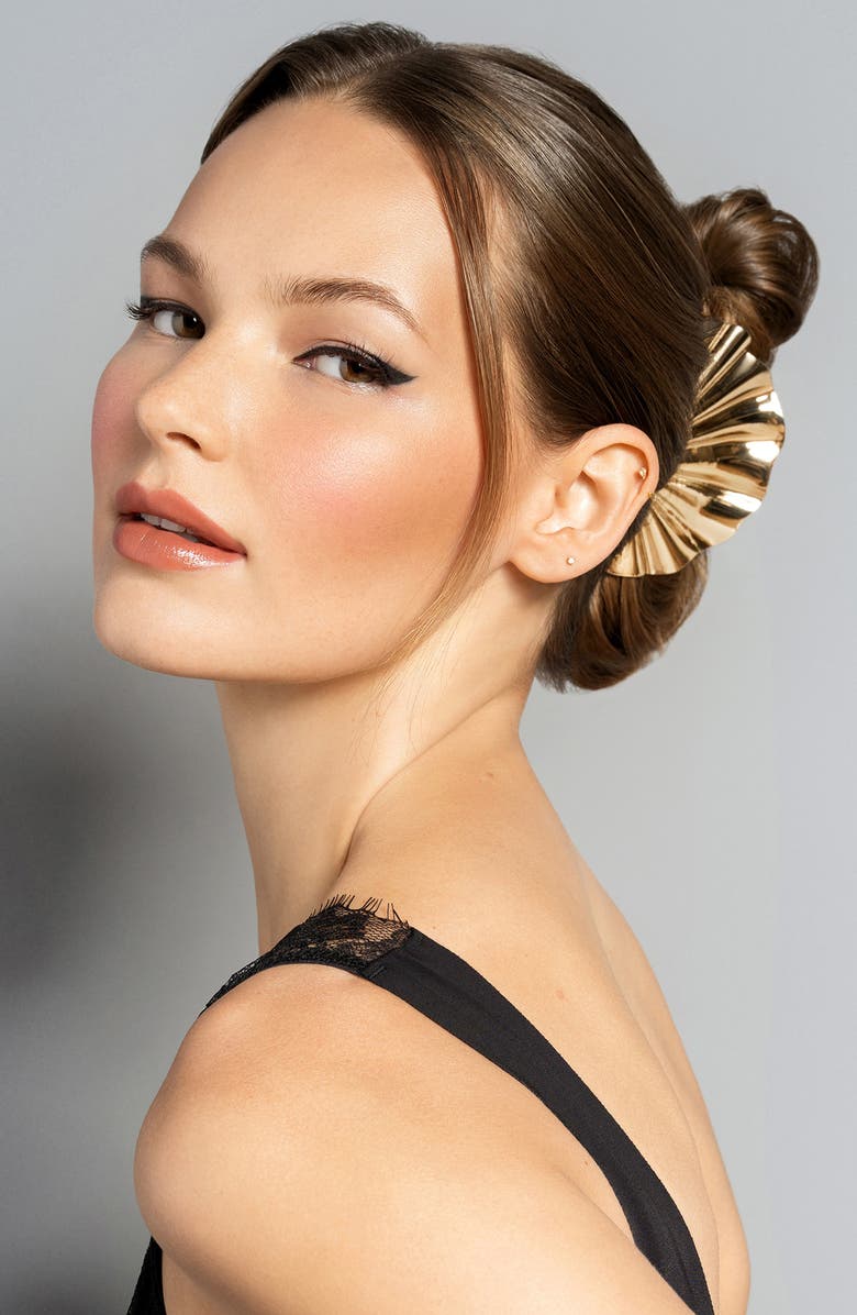 The Hair Edit Golden Hour Claw Clip, Alternate, color, Gold