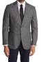 Notch Lapel Structured Weave Sport Coat
