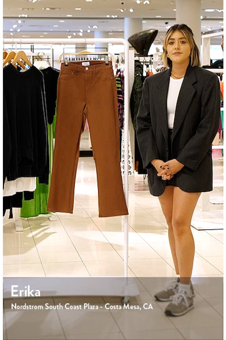 Lennon High Waist Ankle Bootcut Jeans video