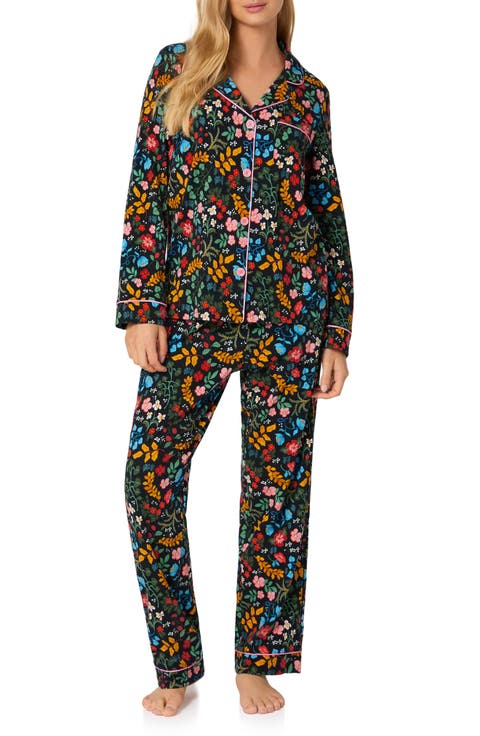 Print Stretch Organic Cotton Pajamas (Regular 
Plus)