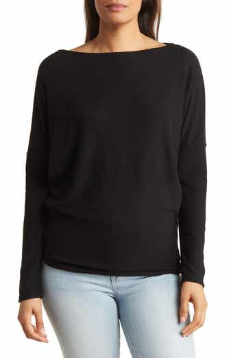 GO COUTURE Boatneck Dolman Sweater