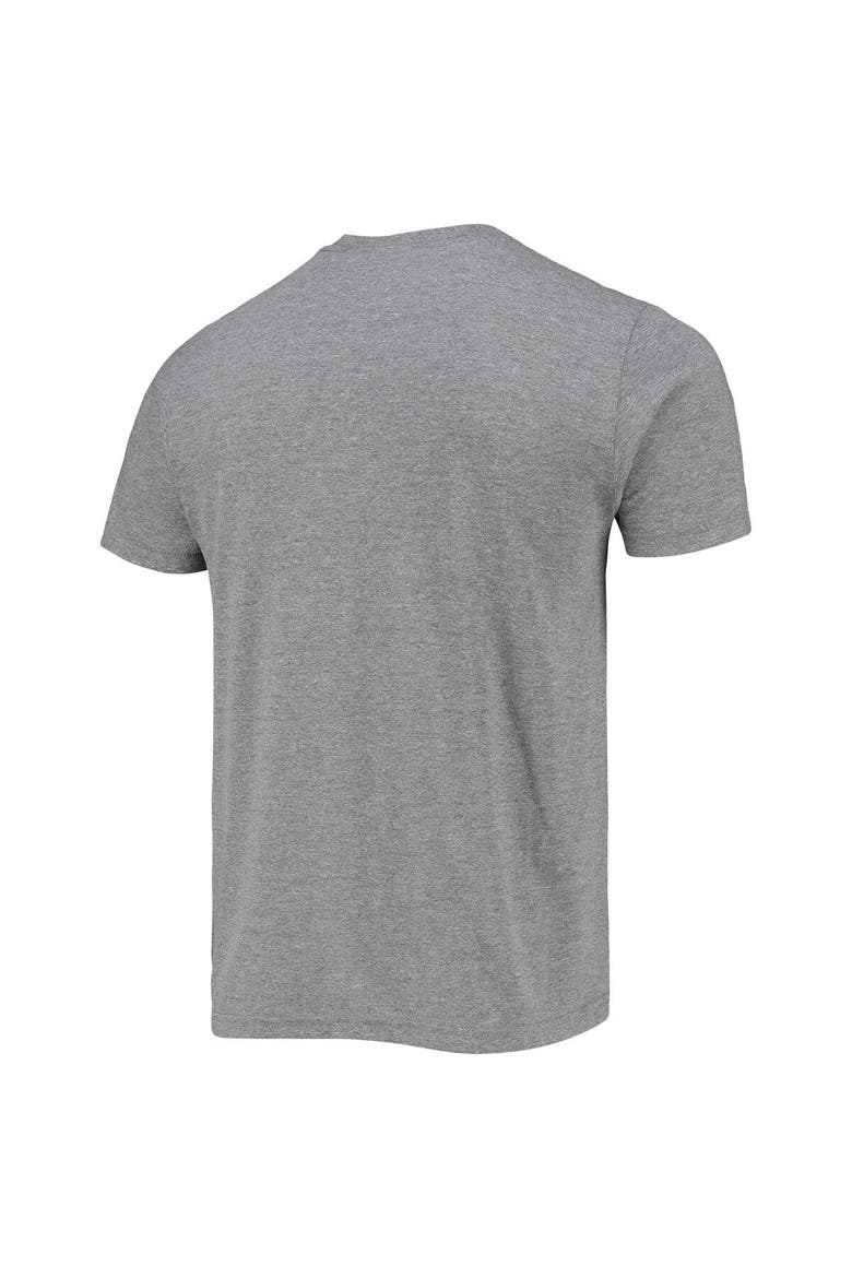 Men's Homage DeMar DeRozan Heathered Gray Chicago Bulls Caricature Tri-Blend T-Shirt, Alternate, color, Heather Gray