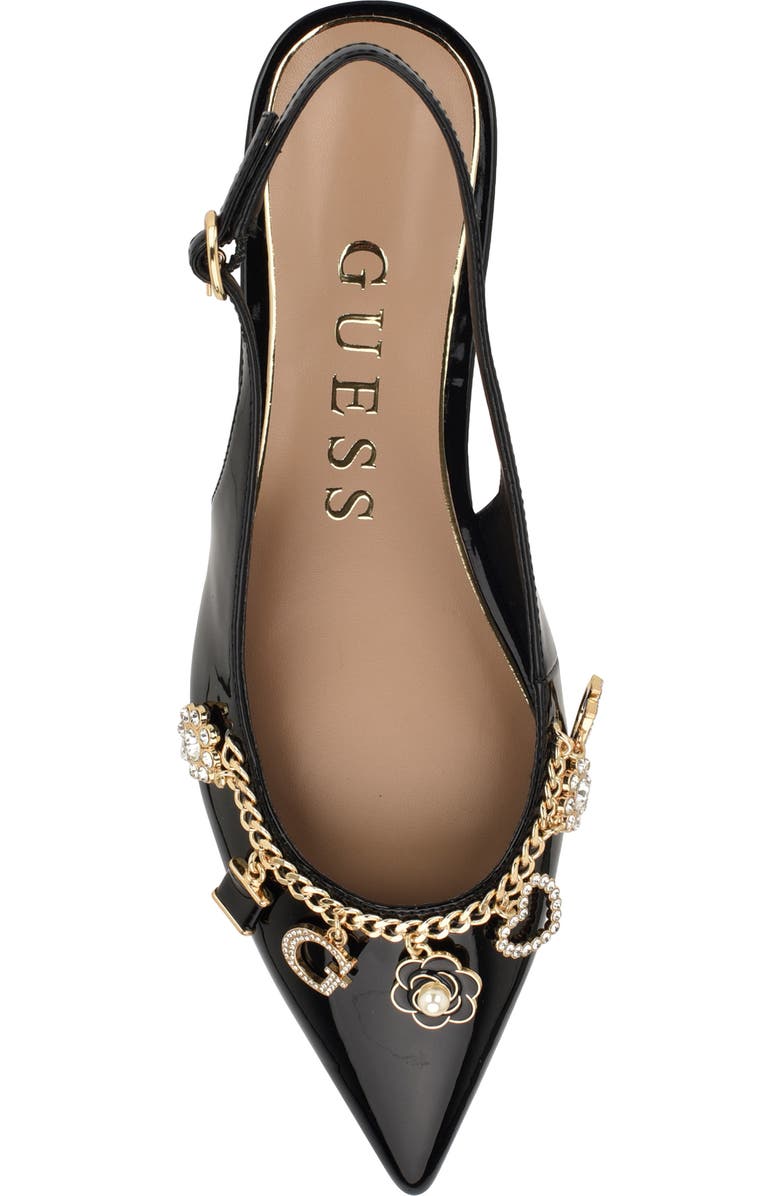 GUESS Daisee Slingback Pointed Toe Flat, Alternate, color,