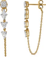 LuvMyJewelry Elenya 14K Gold Lab Grown Diamond Drop Earrings - 1 Ct