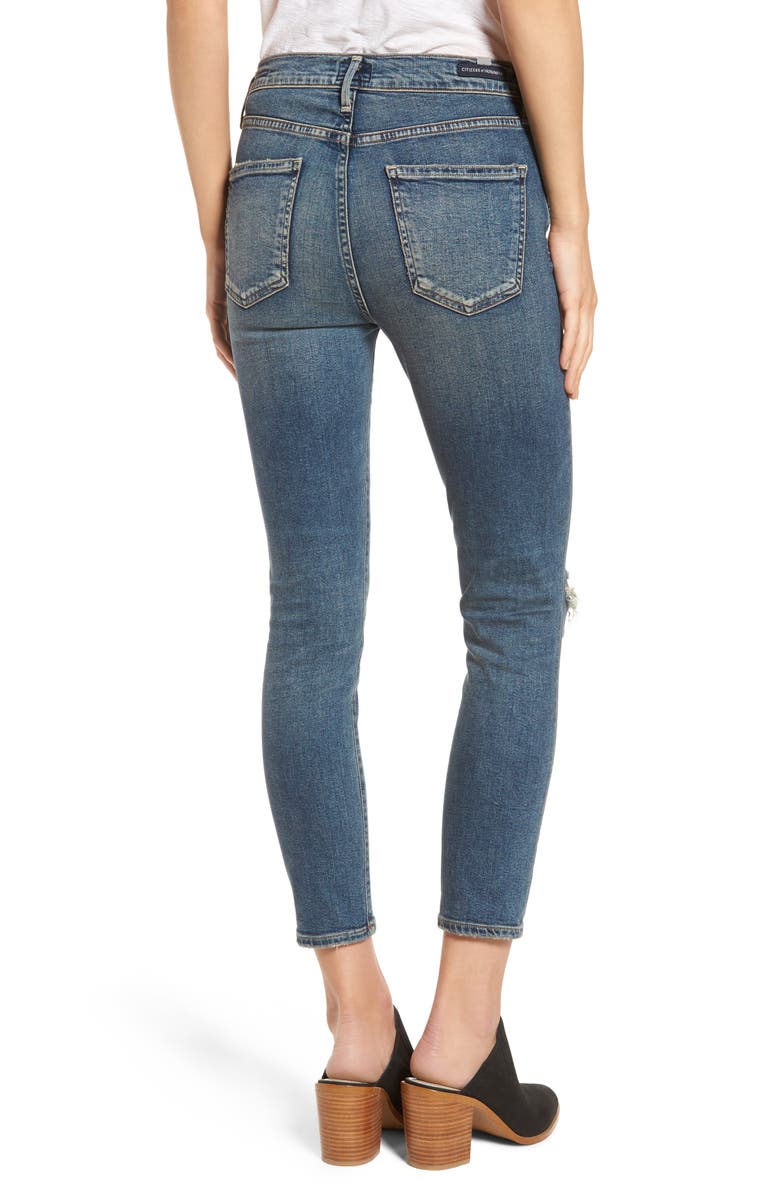 Citizens of Humanity Rocket Crop Skinny Jeans, Alternate, color, 