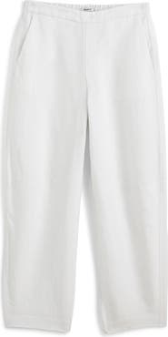 Madewell Barrel Leg Linen Pants