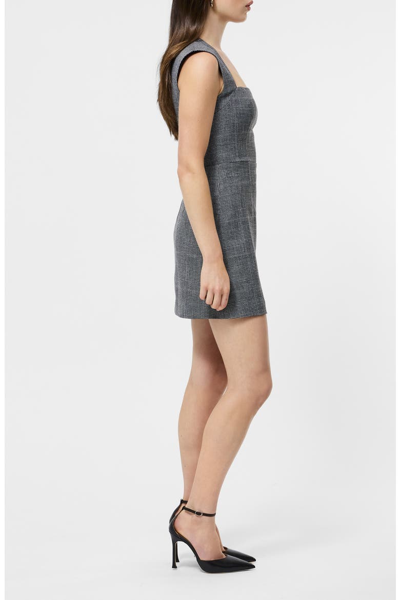 Owen Plaid Minidress, Alternate, color, 01-CHARCOAL