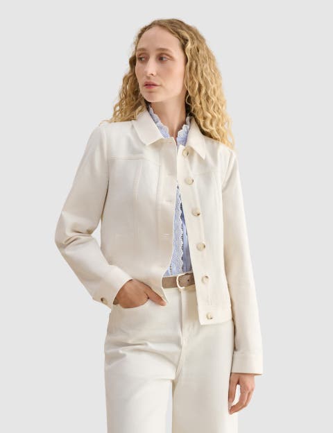 Selborne Boxy Cropped Denim Jacket