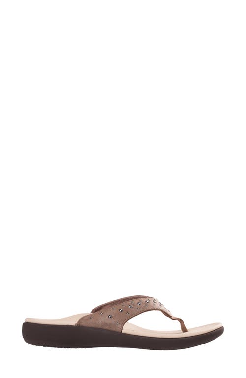 Revitalign Yumi Fresca Flip Flop In Fossil