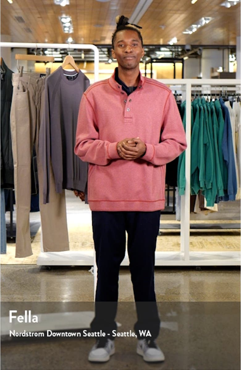 Flipfield Reversible Snap Mock Neck Top, sales video thumbnail