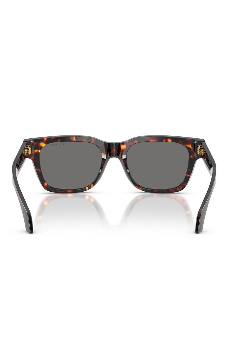 52mm Polarized Square Sunglasses, Alternate, color, HAVANA / DARK GREY POLAR