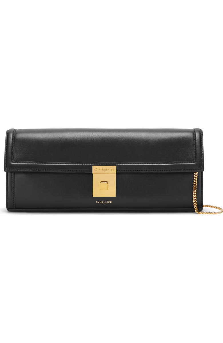 DeMellier Paris Leather Clutch, Main, color,