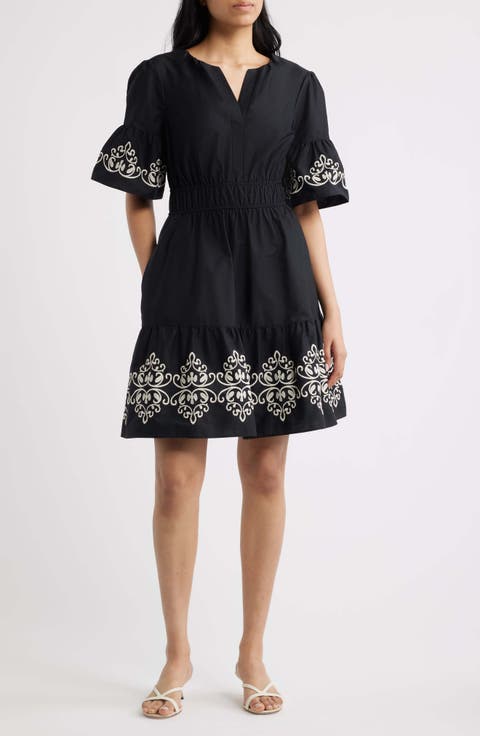 Ruffle Cotton Dress