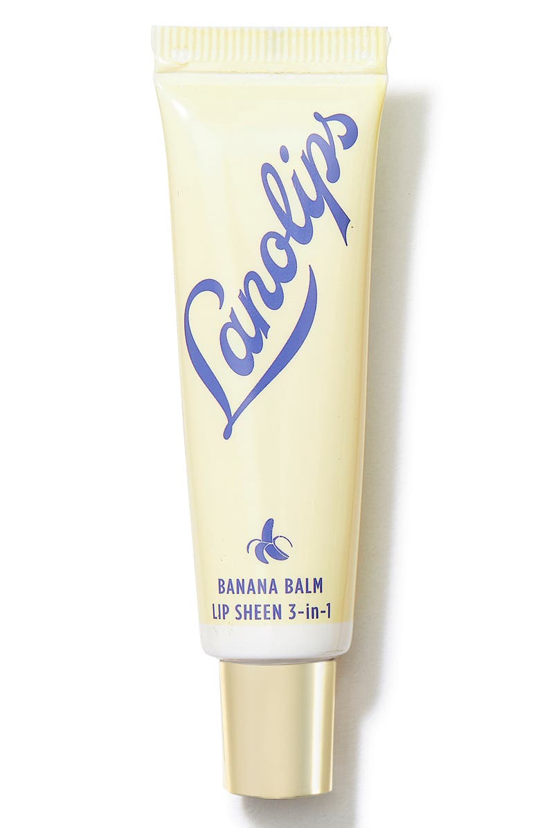 Lanolips Banana Balm Lip Sheen, Main, color,