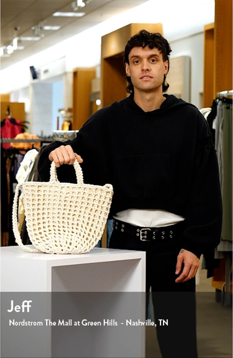 The Crocheted Shoulder Bag, sales video thumbnail