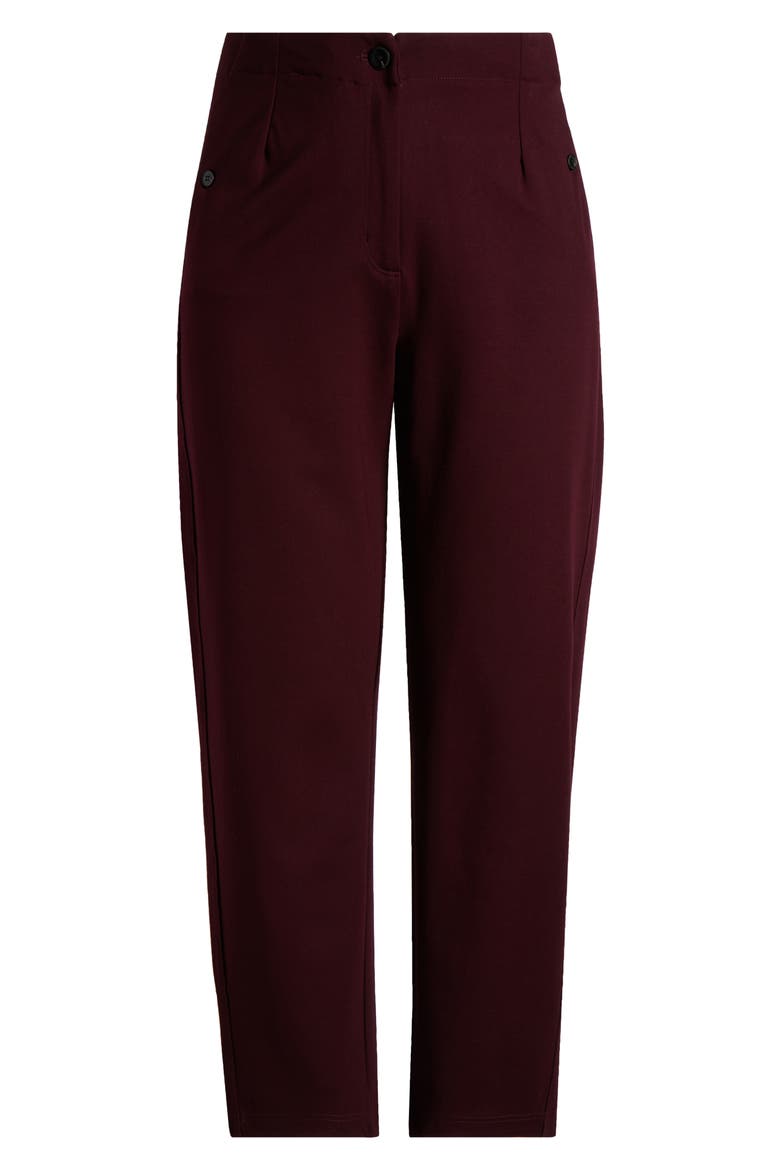 Audrey Ponte Pants, Alternate, color, BLACK CHERRY