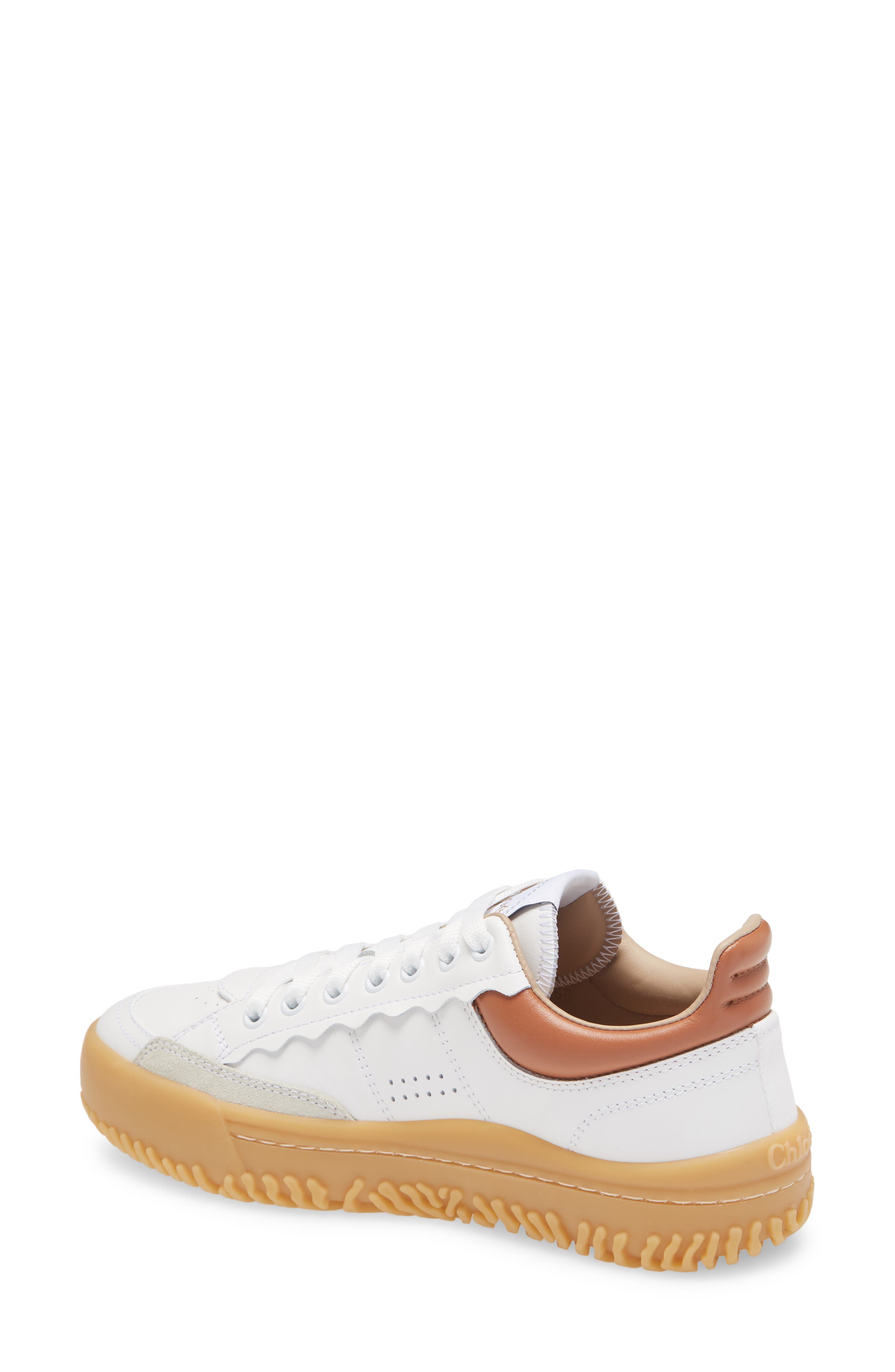 Franckie Low Top Sneaker, Alternate, color, WHITE/ BEIGE