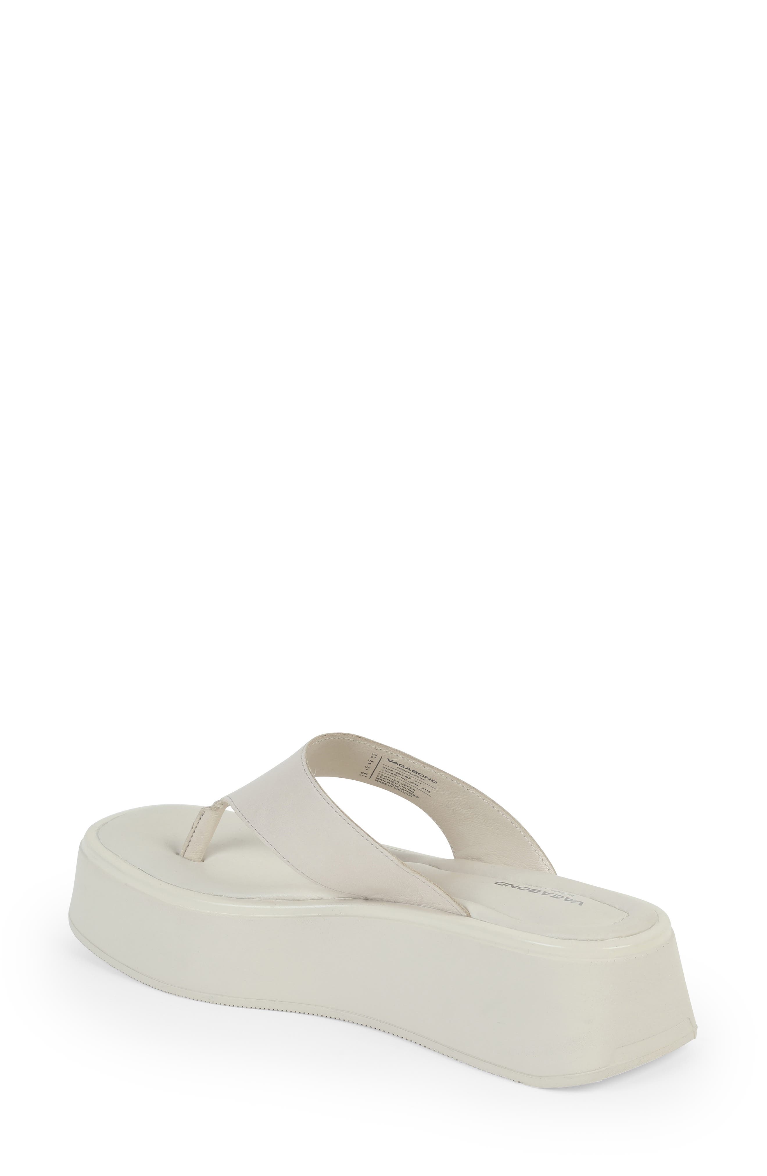Vagabond Courtney Platform Flip Flop, Alternate, color, OFF WHITE