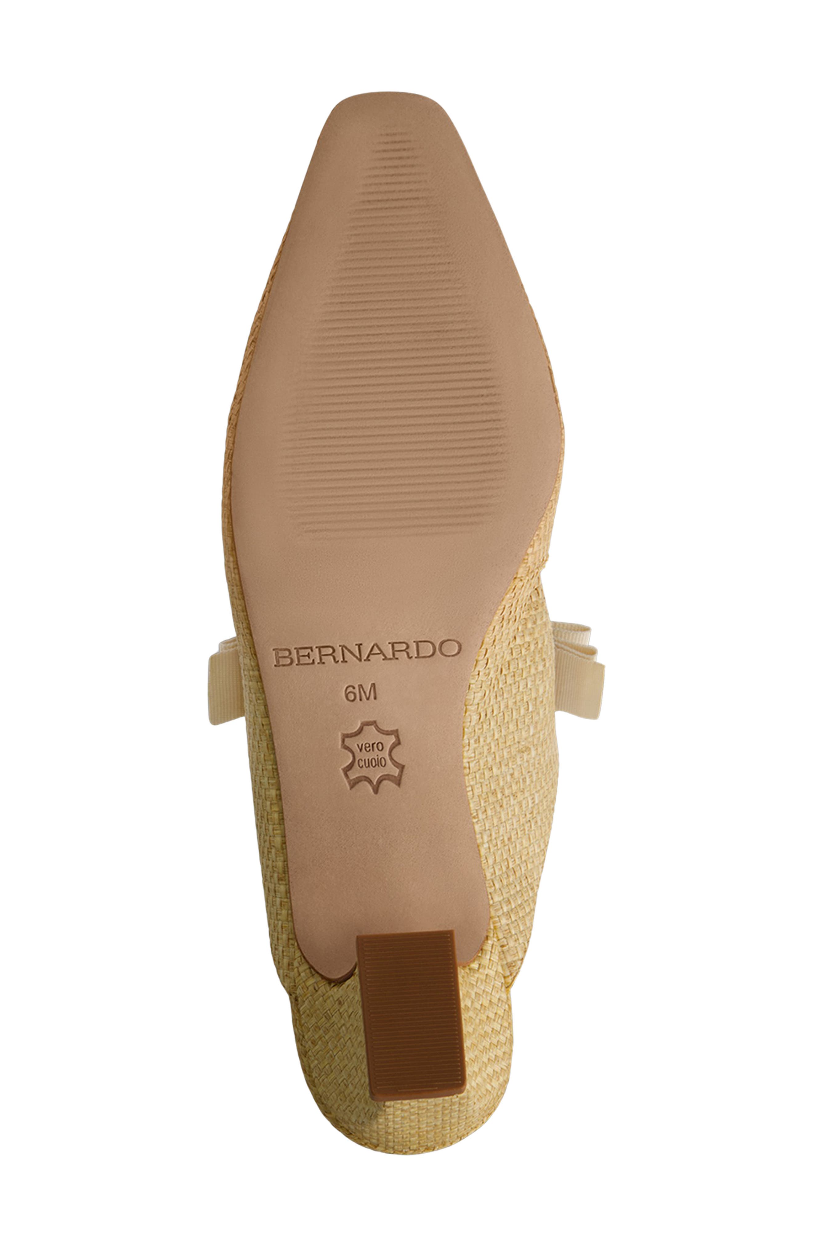 Bernardo Footwear Astrid Mule, Alternate, color, Light Natural Small Cross