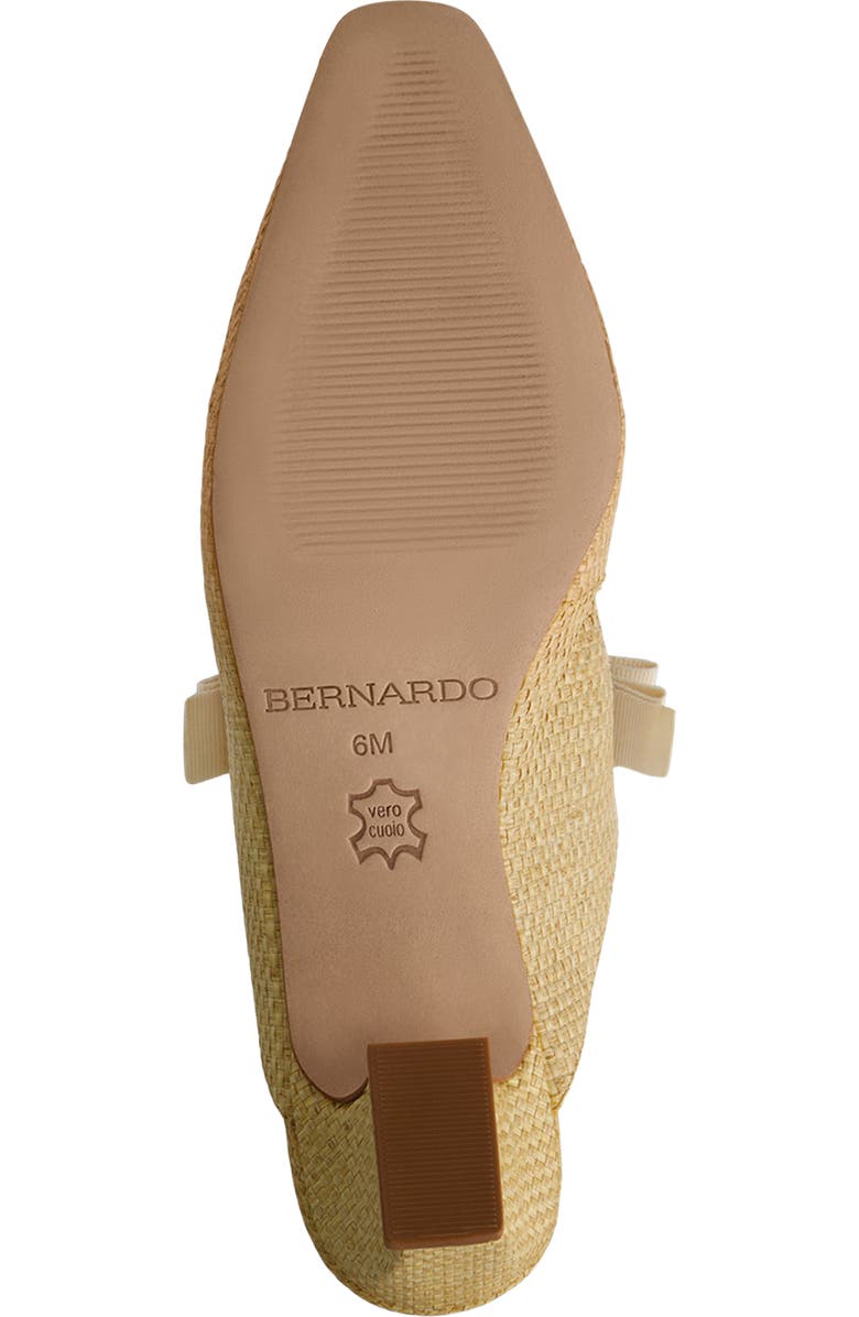 Bernardo Footwear Astrid Mule, Alternate, color, Light Natural Small Cross