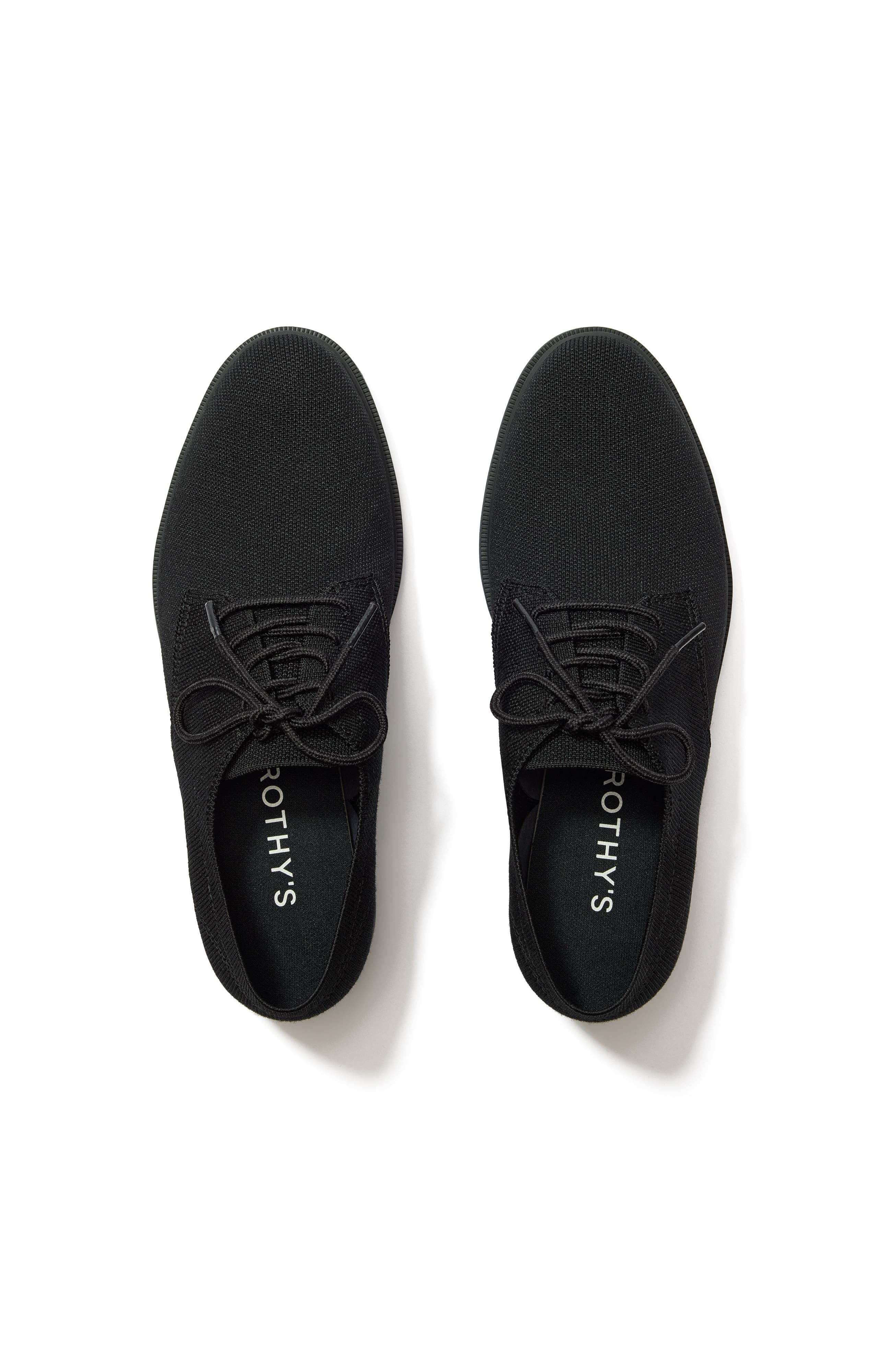 Rothy
s The Lug Oxford, Alternate, color, Black