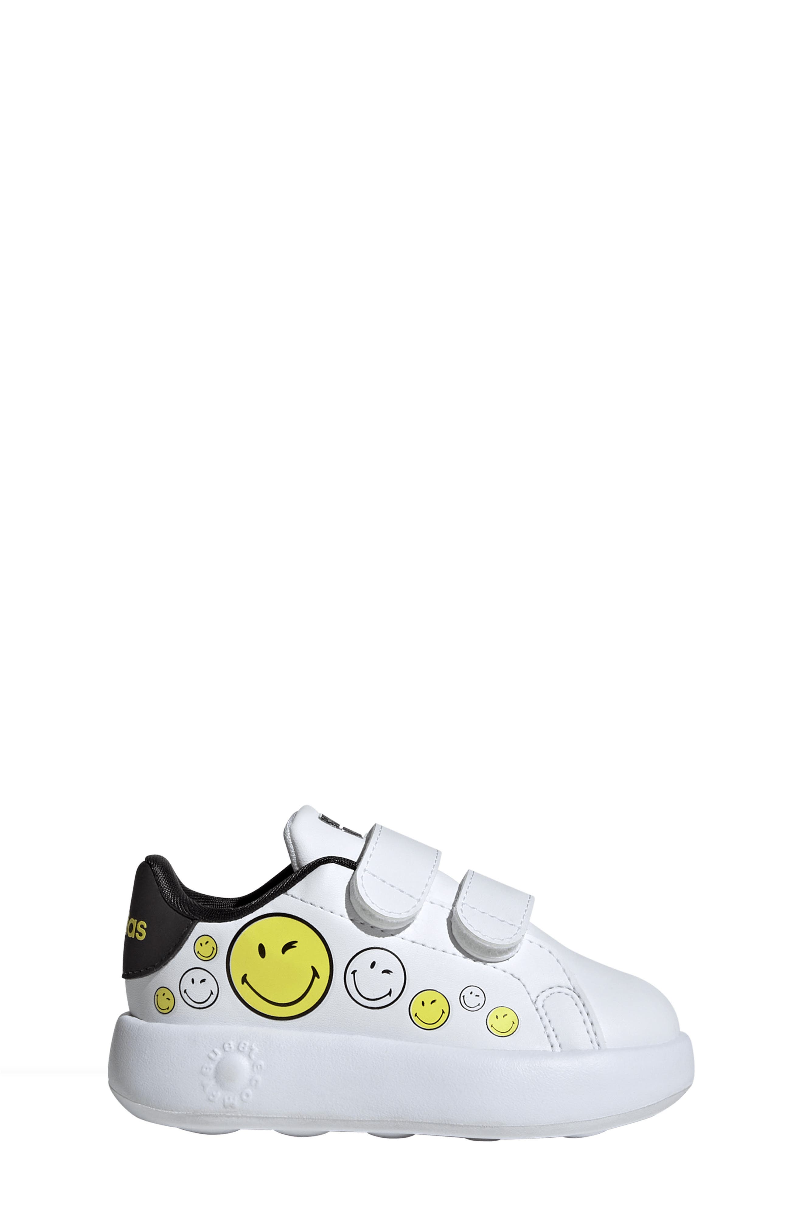adidas Kids' Advantage Smiley Sneaker, Alternate, color, 