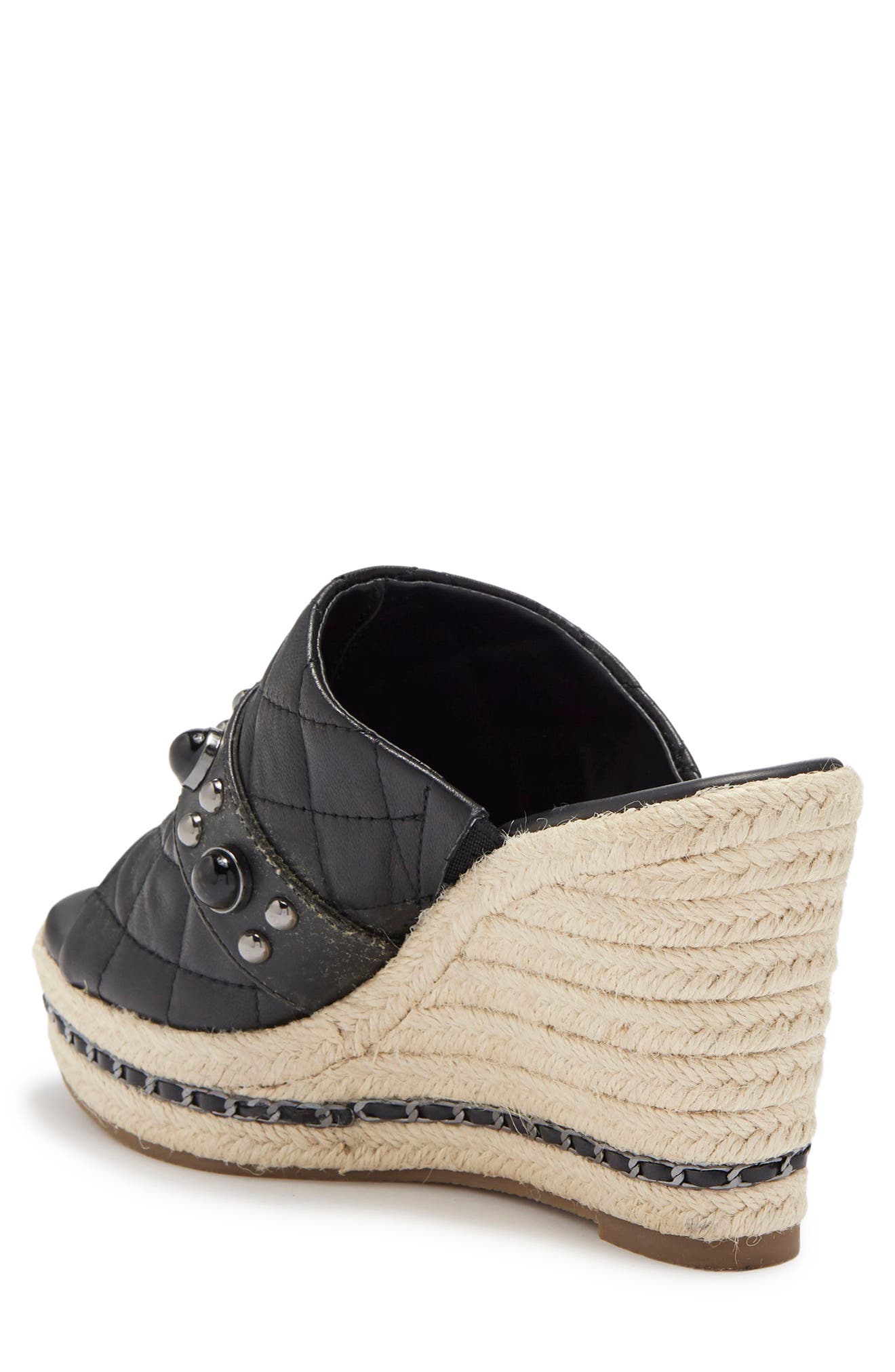 KARL LAGERFELD PARIS Camela Espadrille Wedge Sandal, Alternate, color, 