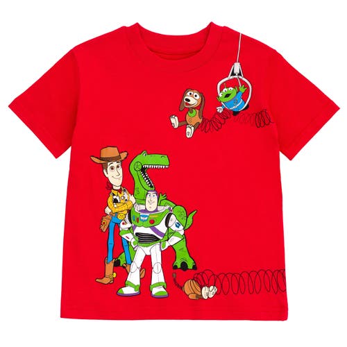 Disney T-shirt & Mesh Shorts Set In Red