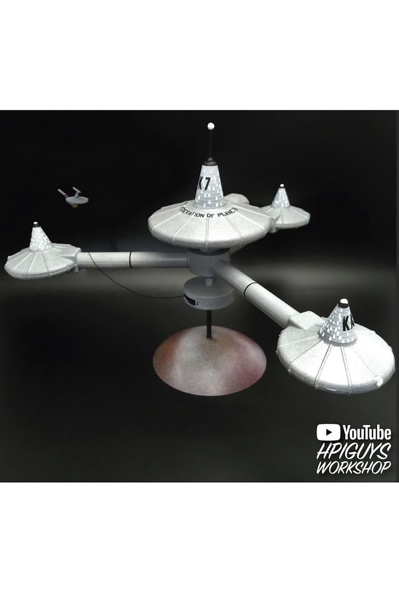 Star Trek K7 Space Station 17600 Scale Model Kit, Alternate, color, Multicolored