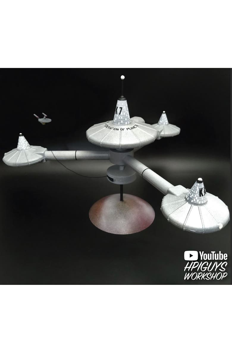 AMT Star Trek K7 Space Station 17600 Scale Model Kit, Alternate, color, Multicolored