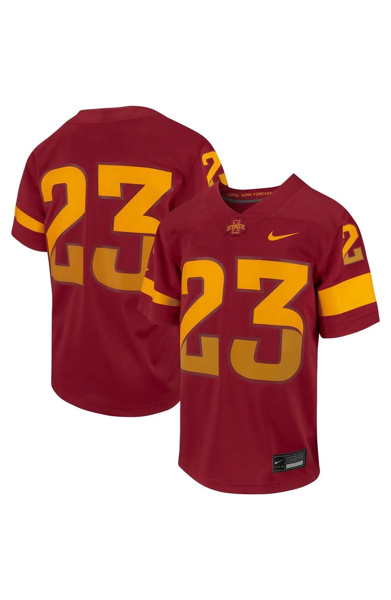 Nike Youth Nike #23 Cardinal Iowa State Cyclones Untouchable Replica Game Jersey, Main, color, Cardinal