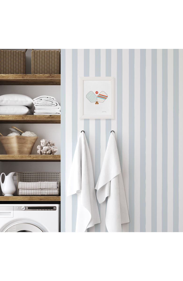 Ramus & Co Pickleball Framed Museum Quality 8" x 10" Art Print, Alternate, color, Multicolored