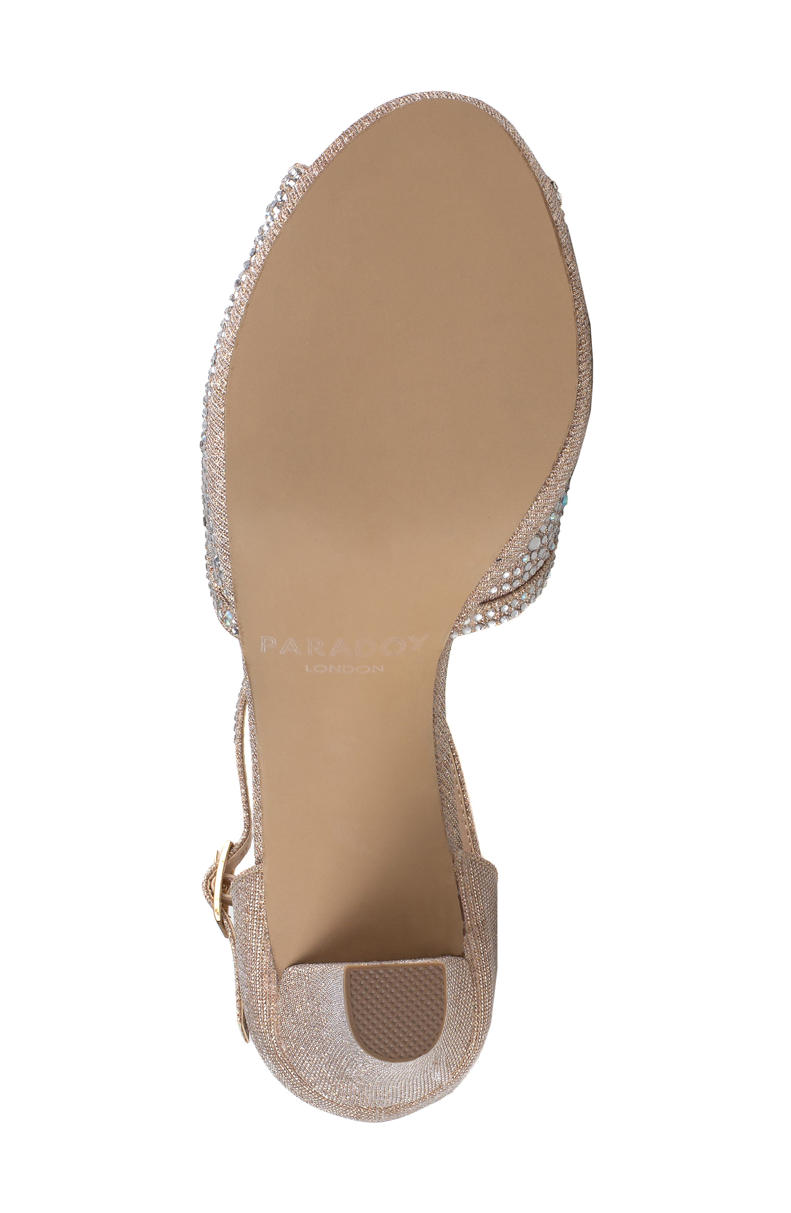 Nora T-Strap Platform Sandal, Alternate, color, CHAMPAGNE