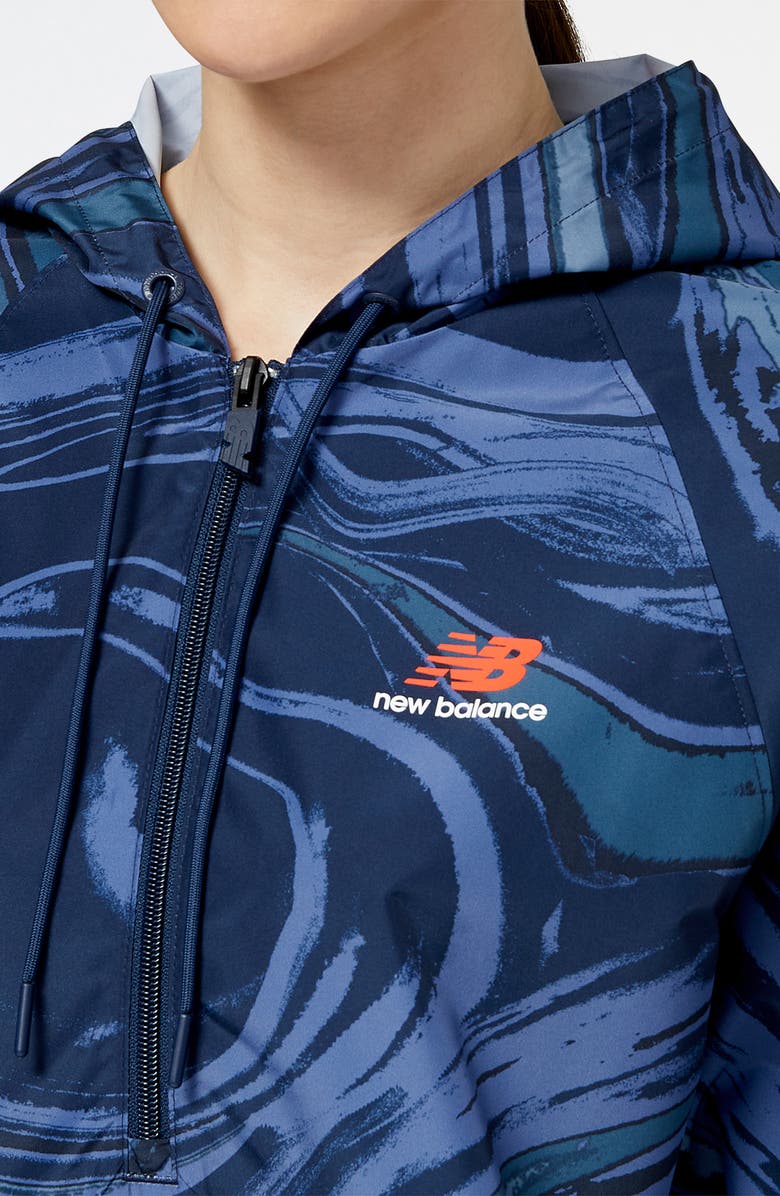 New Balance New Wave Anorak, Alternate, color, Blue